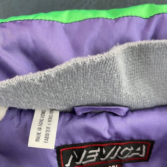 Vintage Nevica Womens Jacket Size 6 80s Outdoor Insulated Retro Ski Winter Snow - Picture 16 of 16